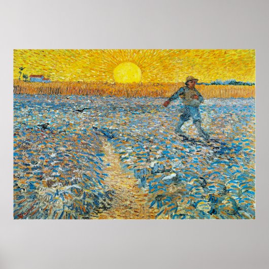 Vincent van Gogh - De Sower Poster (Voorkant)