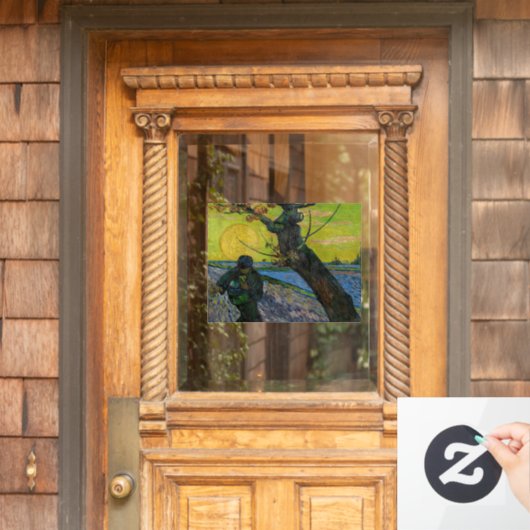 Vincent van Gogh - De Sower Raamsticker (Huis Deur)