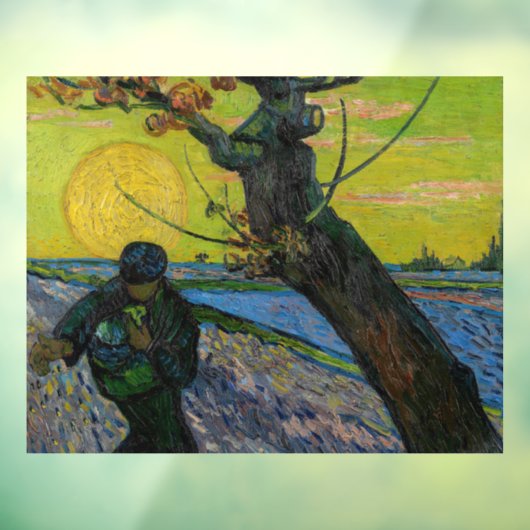 Vincent van Gogh - De Sower Raamsticker (Vel 3)
