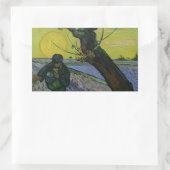 Vincent van Gogh - De Sower Rechthoekige Sticker (Tas)
