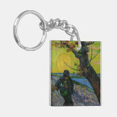 Vincent van Gogh - De Sower Sleutelhanger (Voorkant Links)