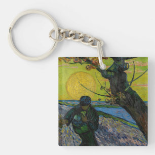 Vincent van Gogh - De Sower Sleutelhanger