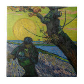Vincent van Gogh - De Sower Tegeltje (Voorkant)