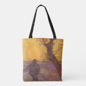 Vincent van Gogh - De Sower Tote Bag (Achterkant)