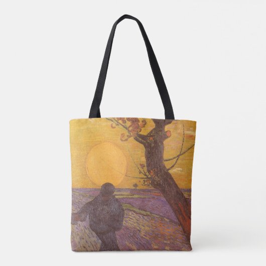 Vincent van Gogh - De Sower Tote Bag (Achterkant)