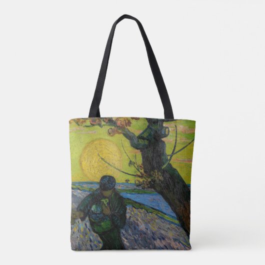 Vincent van Gogh - De Sower Tote Bag (Achterkant)