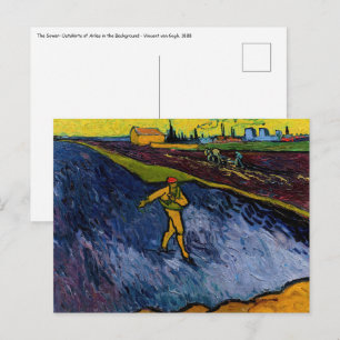 Vincent van Gogh - De Sower: Uitwijkhavens van Arl Briefkaart