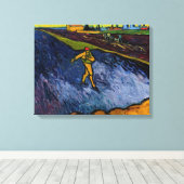 Vincent van Gogh - De Sower: Uitwijkhavens van Arl Canvas Afdruk (Insitu (Houten vloer))