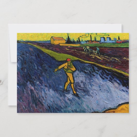 Vincent van Gogh - De Sower: Uitwijkhavens van Arl Kaart (Voorkant)