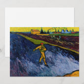 Vincent van Gogh - De Sower: Uitwijkhavens van Arl Kaart (Voorkant / Achterkant)