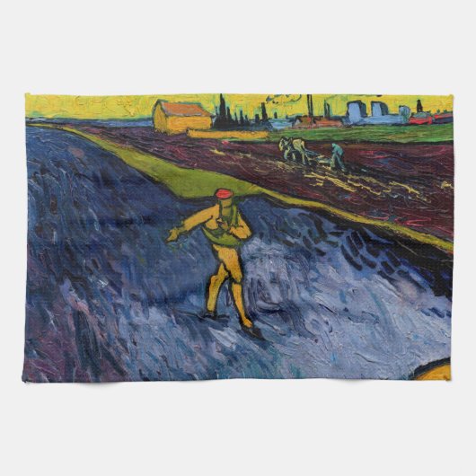 Vincent van Gogh - De Sower: Uitwijkhavens van Arl Theedoek (Horizontaal)