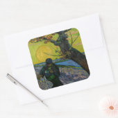Vincent van Gogh - De Sower Vierkante Sticker (Envelop)