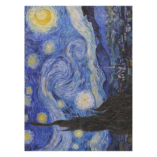 Vincent Van Gogh - De Starry nigh Tafelkleed (Voorkant)