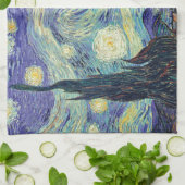 Vincent Van Gogh/ De sterren  Theedoek (Gevouwen)