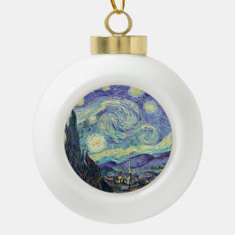 Vincent Van Gogh De sterrenhemel Keramische Bal Ornament