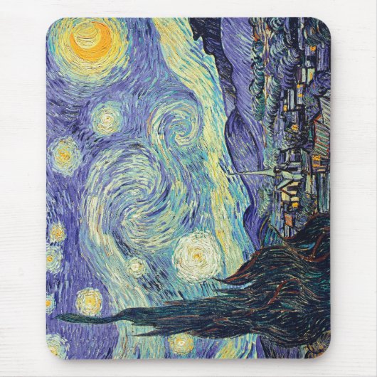 Vincent Van Gogh. De sterrenhemel Muismat (Voorkant)