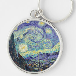 Vincent Van Gogh/ De sterrenhemel    Sleutelhanger