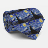 Vincent Van Gogh - De sterrenhemel Stropdas (Opgerold)