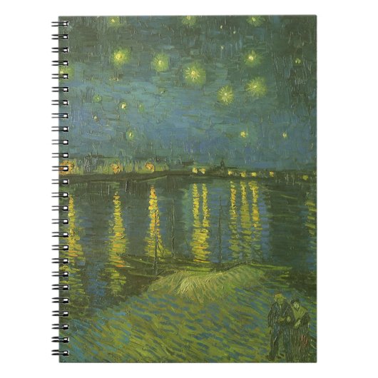 Vincent van Gogh - De sterrennacht aan de Rhône Notitieboek (Voorkant)