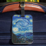 Vincent Van Gogh De Sterrennacht Bagagelabel<br><div class="desc">Vincent van Gogh is de Sterrennacht</div>