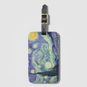 Vincent Van Gogh/ De sterrennacht Bagagelabel (Voorkant (verticaal))