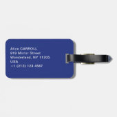 Vincent Van Gogh - De sterrennacht Bagagelabel (Achterkant horizontaal)