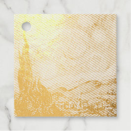 Vincent Van Gogh De Sterrennacht Bedankjes Labels