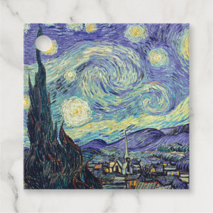 Vincent Van Gogh De Sterrennacht Bedankjes Labels