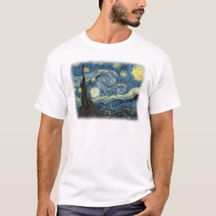 Vincent van Gogh, De sterrennacht. Bekende kunst. T-shirt