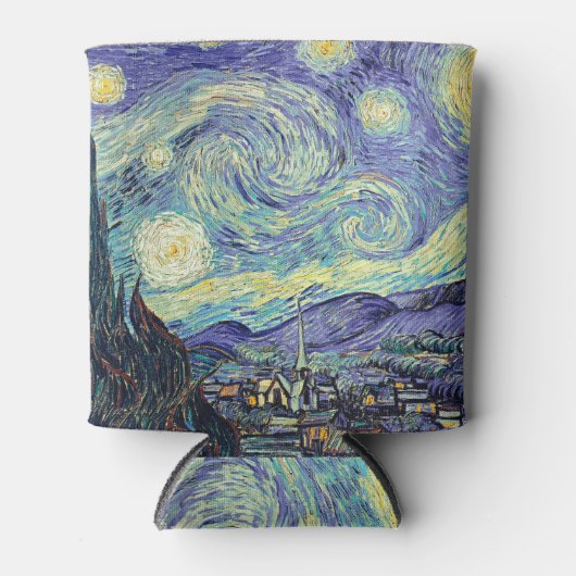 Vincent Van Gogh De Sterrennacht Blikjeskoeler (Voorkant)