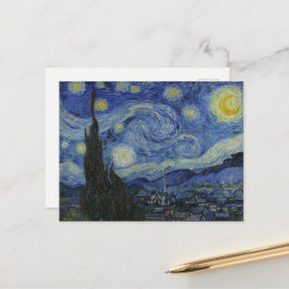 Vincent Van Gogh, de Sterrennacht Briefkaart