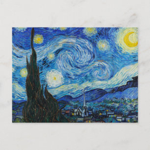 Vincent Van Gogh De Sterrennacht Briefkaart