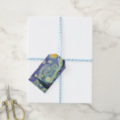Vincent Van Gogh De Sterrennacht Cadeaulabel (Met Touw)