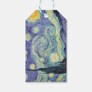 Vincent Van Gogh De Sterrennacht Cadeaulabel