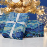 Vincent Van Gogh De Sterrennacht Cadeaupapier<br><div class="desc">Vincent van Gogh is de Sterrennacht</div>
