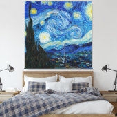 Vincent Van Gogh De Sterrennacht Canvas Afdruk (Insitu (Slaapkamer))