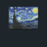 Vincent Van Gogh, de Sterrennacht Canvas Afdruk<br><div class="desc">Vincent van Gogh - De Sterrennacht, 1889.</div>