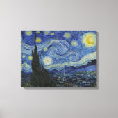 Vincent Van Gogh, de Sterrennacht Canvas Afdruk (Voorkant)