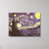 Vincent van Gogh - De sterrennacht Canvas Afdruk (Voorkant)