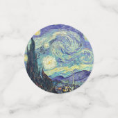 Vincent Van Gogh De Sterrennacht Confetti (Kleine voorkant)
