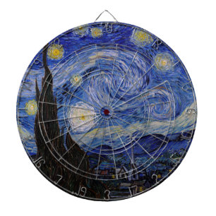 Vincent Van Gogh - De sterrennacht Dartbord