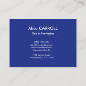 Vincent Van Gogh - de Sterrennacht - de QR-code Visitekaartje (Achterkant)