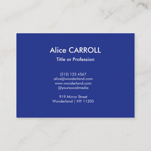 Vincent Van Gogh - de Sterrennacht - de QR-code Visitekaartje (Achterkant)