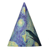 Vincent Van Gogh De Sterrennacht Feesthoedjes (Achterkant)