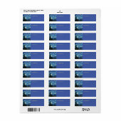 Vincent van Gogh De Sterrennacht Fine Art Etiket (Full Sheet)
