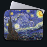 Vincent Van Gogh - De Sterrennacht Fine Art Laptop Sleeve<br><div class="desc">Vincent Van Gogh is de Sterrennacht. Olie op het canvas vanaf 1889, Sterrennacht werd geschilderd terwijl Van Gogh in het asiel in Saint-Remy, Frankrijk, zat en wordt beschouwd als een van zijn grootste meesterwerken. Hoewel het een nachtelijke scène is, werd het overdag geschilderd en vertegenwoordigt het uitzicht uit het raam...</div>