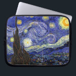 Vincent Van Gogh - De Sterrennacht Fine Art Laptop Sleeve<br><div class="desc">Vincent Van Gogh is de Sterrennacht. Olie op het canvas vanaf 1889, Sterrennacht werd geschilderd terwijl Van Gogh in het asiel in Saint-Remy, Frankrijk, zat en wordt beschouwd als een van zijn grootste meesterwerken. Hoewel het een nachtelijke scène is, werd het overdag geschilderd en vertegenwoordigt het uitzicht uit het raam...</div>