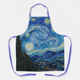 Vincent van Gogh De Sterrennacht Fine Art Schort