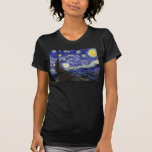 Vincent Van Gogh - De Sterrennacht Fine Art T-shirt<br><div class="desc">Vincent Van Gogh is de Sterrennacht. Olie op het canvas vanaf 1889, Sterrennacht werd geschilderd terwijl Van Gogh in het asiel in Saint-Remy, Frankrijk, zat en wordt beschouwd als een van zijn grootste meesterwerken. Hoewel het een nachtelijke scène is, werd het overdag geschilderd en vertegenwoordigt het uitzicht uit het raam...</div>