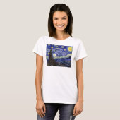 Vincent Van Gogh - De Sterrennacht Fine Art T-shirt (Voorkant volledig)